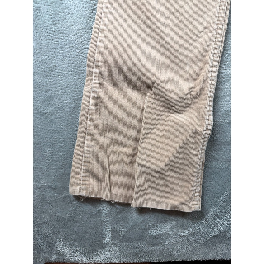 Levi's White Tab Corduroy Flare Pants Womens Tan Low Rise Y2K - Picture 3 of 11